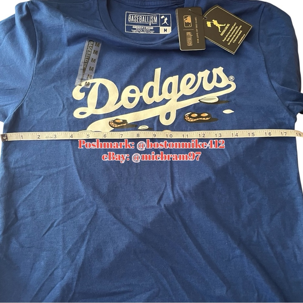 Los Angeles Dodgers Baseballism Royal Get Your Peanuts! T-Shirt - WOMENS Medium - Picture 8 of 10